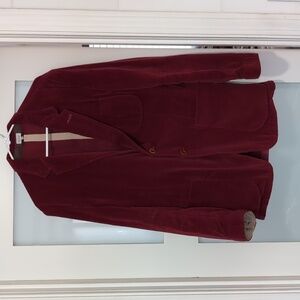 Vintage Paul Smith Red Velour Sport Coat